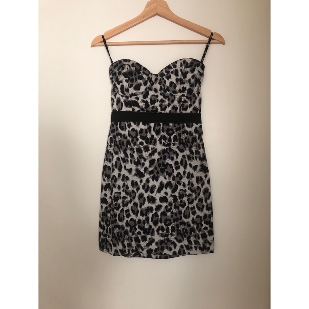 Guess Leopard Print Mini Dress